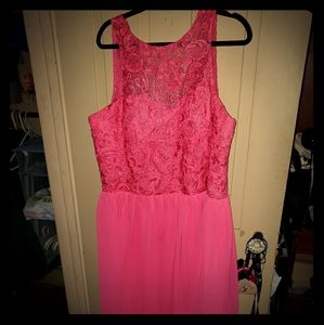 Hot Pink Formal Dress